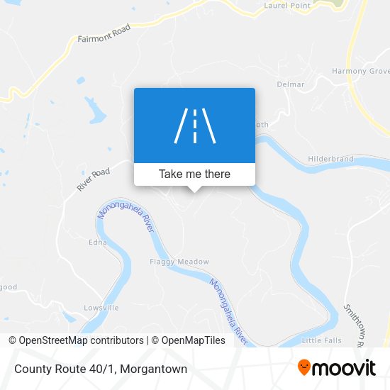 County Route 40/1 map