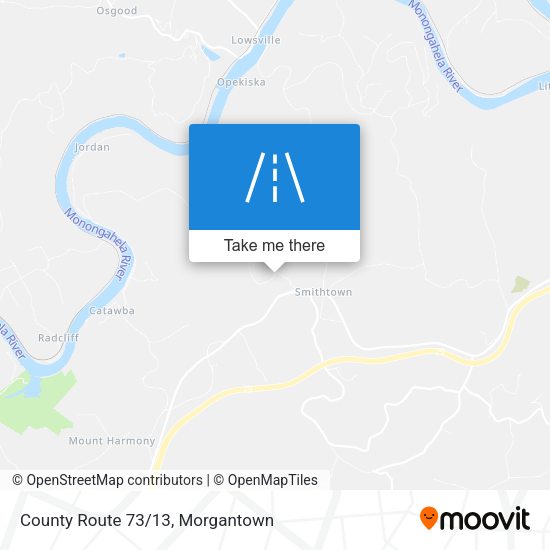 Mapa de County Route 73/13