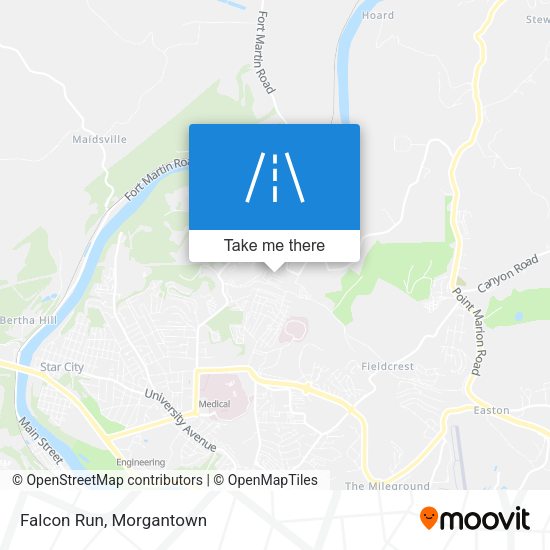 Mapa de Falcon Run