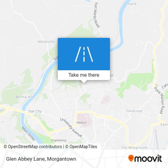 Glen Abbey Lane map