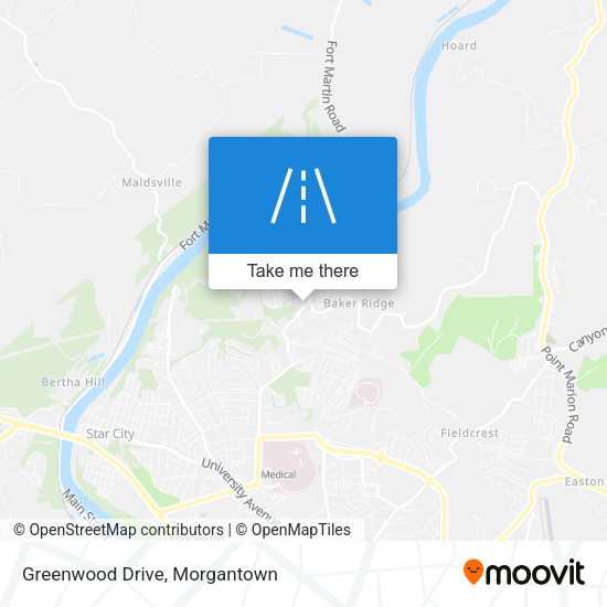 Greenwood Drive map