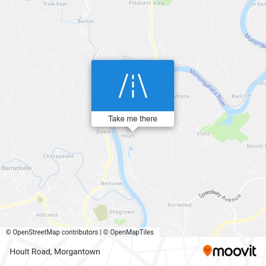 Mapa de Hoult Road