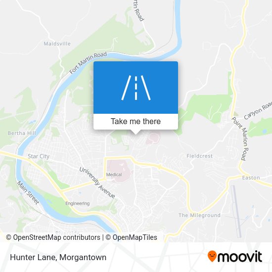 Mapa de Hunter Lane