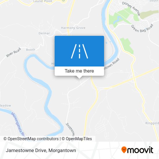 Jamestowne Drive map