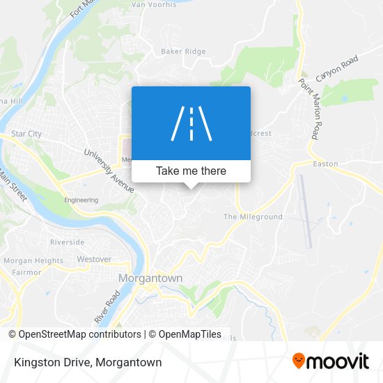 Mapa de Kingston Drive