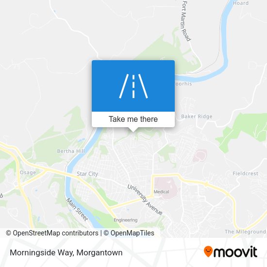 Morningside Way map