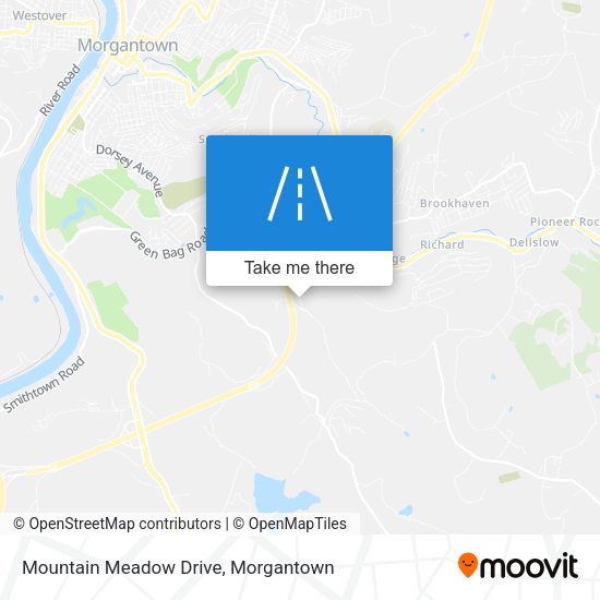 Mountain Meadow Drive map