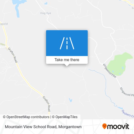Mountain View School Road map