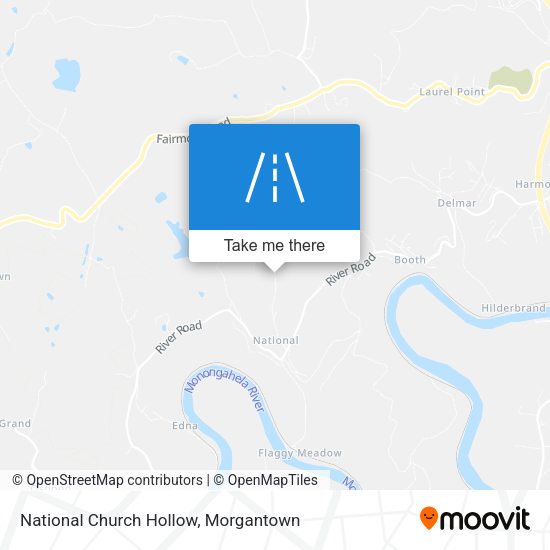 National Church Hollow map