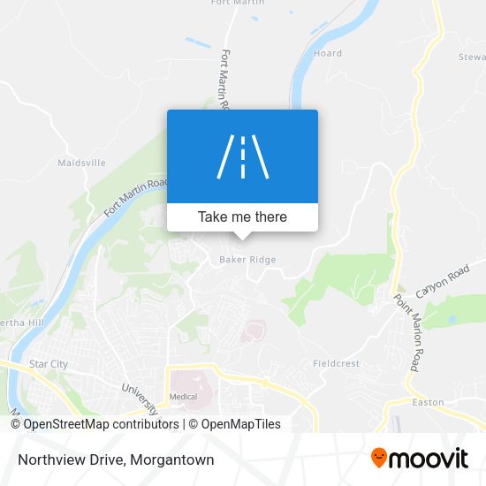 Northview Drive map
