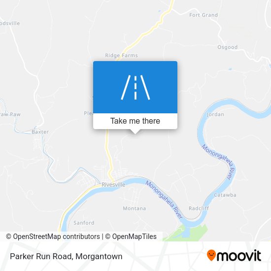 Parker Run Road map