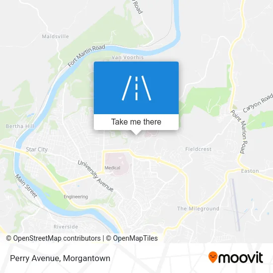 Mapa de Perry Avenue