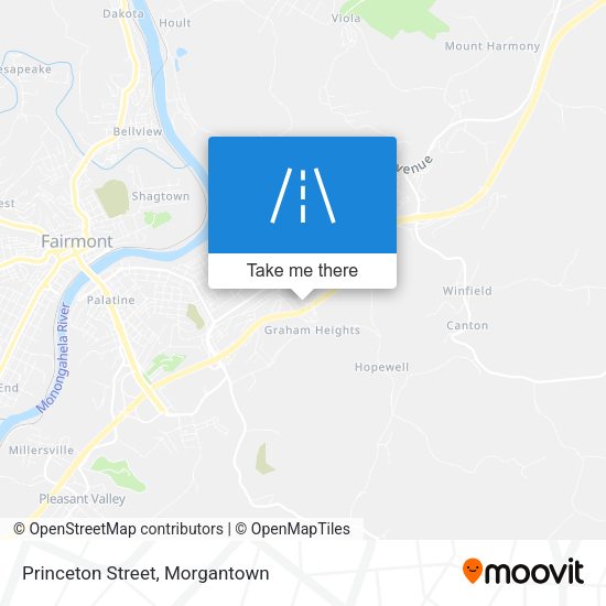 Mapa de Princeton Street