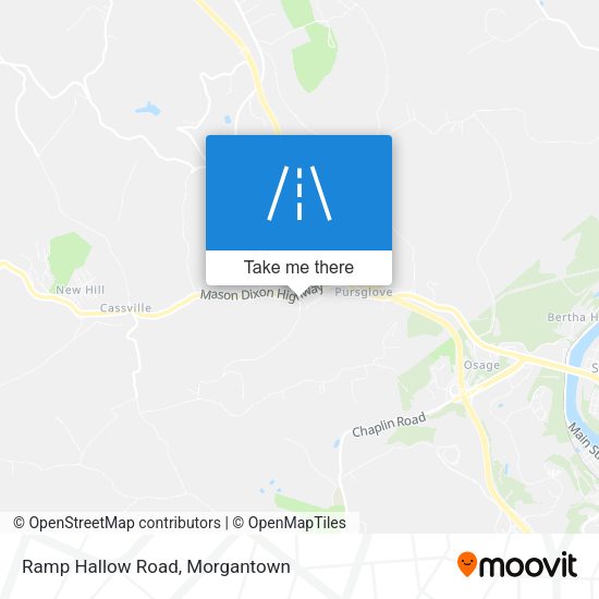 Mapa de Ramp Hallow Road