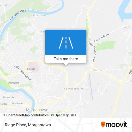 Mapa de Ridge Place