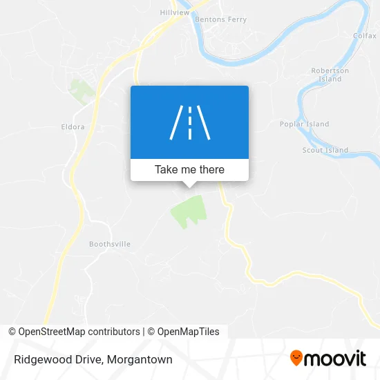 Ridgewood Drive map