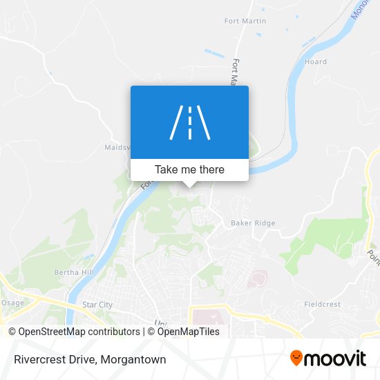 Rivercrest Drive map