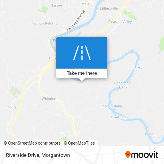 Mapa de Riverside Drive