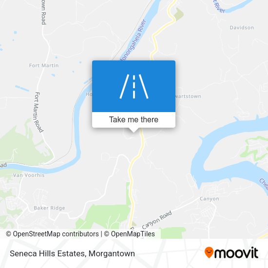 Mapa de Seneca Hills Estates