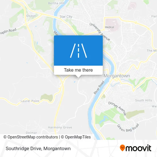Mapa de Southridge Drive
