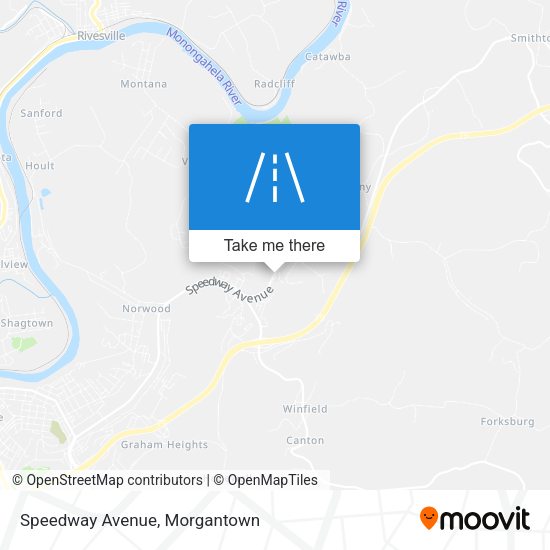 Speedway Avenue map