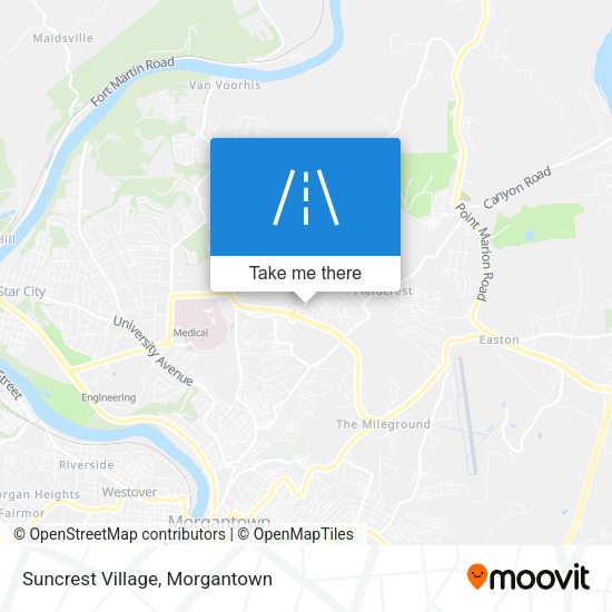Mapa de Suncrest Village
