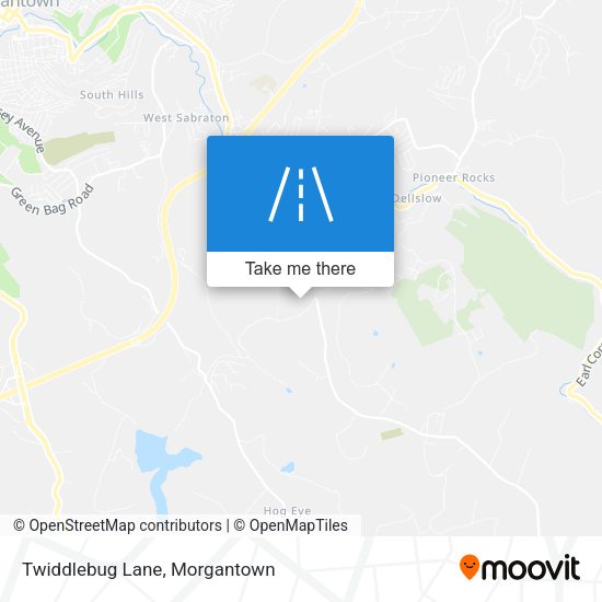 Twiddlebug Lane map