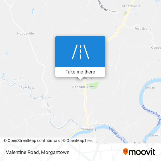 Valentine Road map