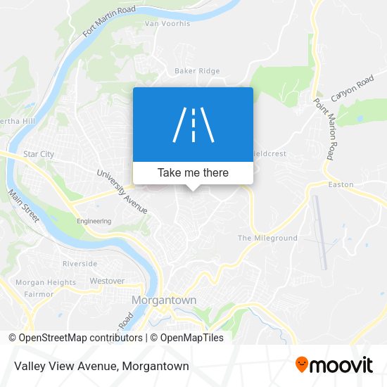 Mapa de Valley View Avenue