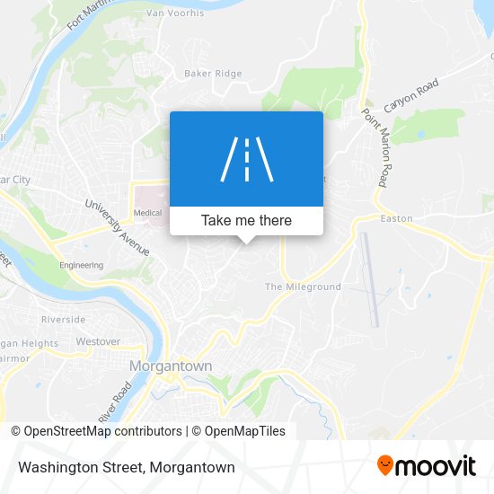 Mapa de Washington Street