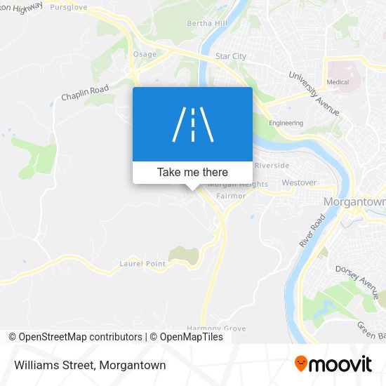 Williams Street map