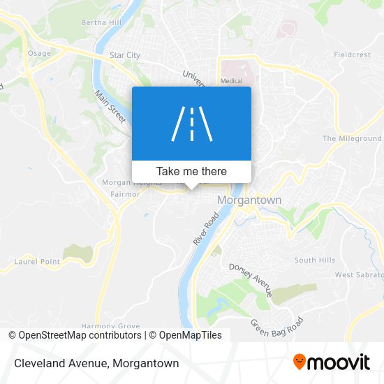 Cleveland Avenue map
