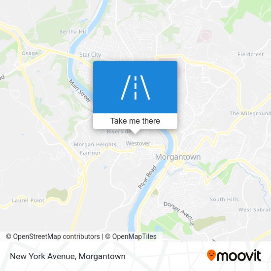 New York Avenue map