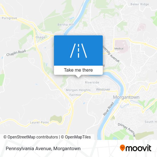 Pennsylvania Avenue map
