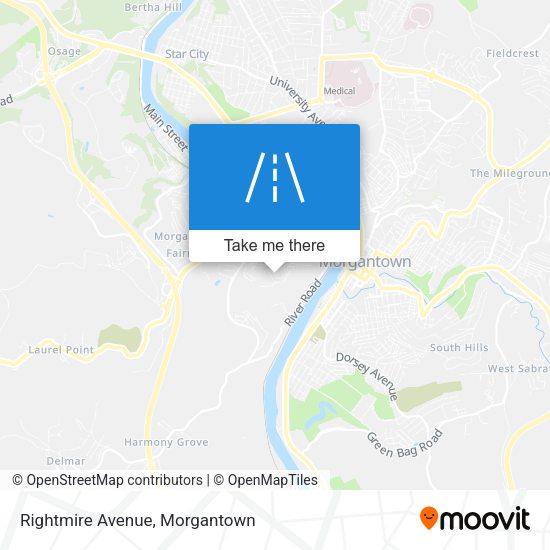 Mapa de Rightmire Avenue
