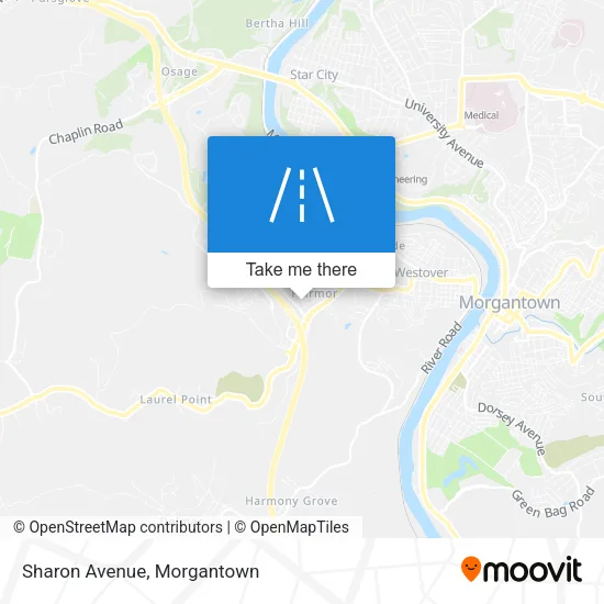 Mapa de Sharon Avenue