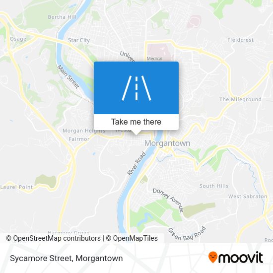 Sycamore Street map