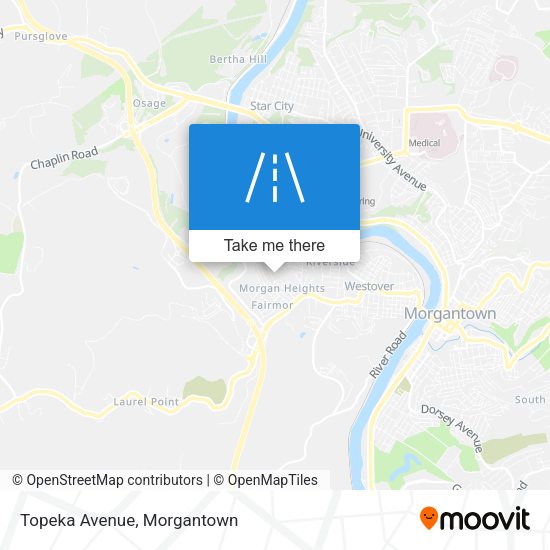 Mapa de Topeka Avenue