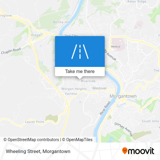 Mapa de Wheeling Street
