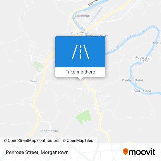 Mapa de Penrose Street