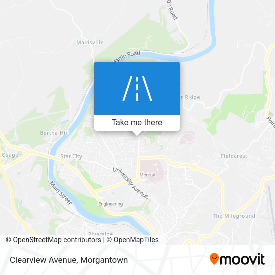 Clearview Avenue map
