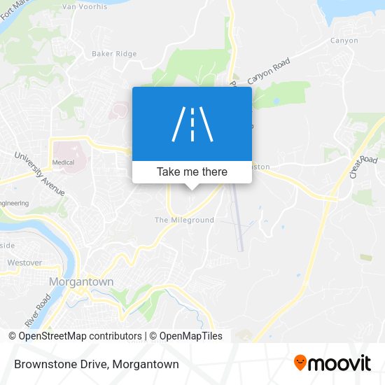 Mapa de Brownstone Drive