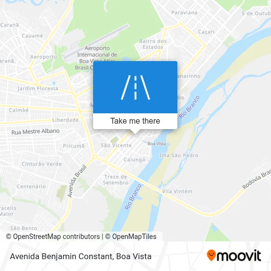 Avenida Benjamin Constant map