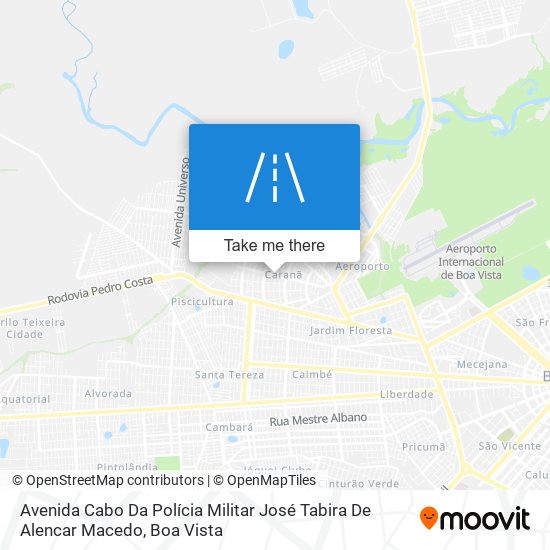 Avenida Cabo Da Polícia Militar José Tabira De Alencar Macedo map