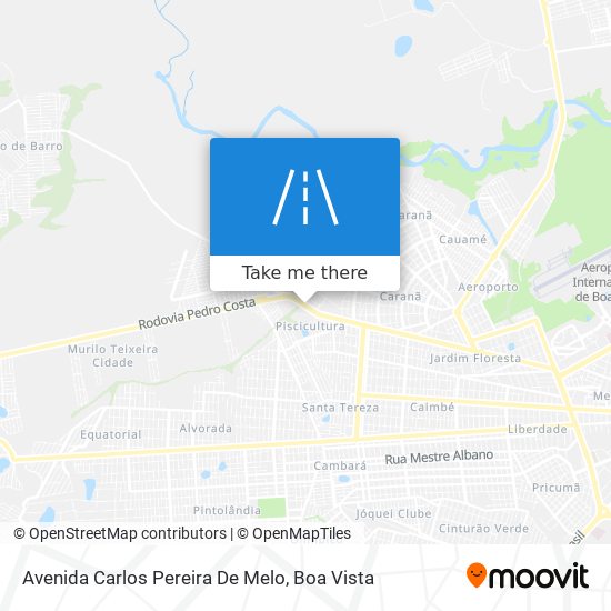 Mapa Avenida Carlos Pereira De Melo