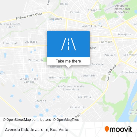 Avenida Cidade Jardim map