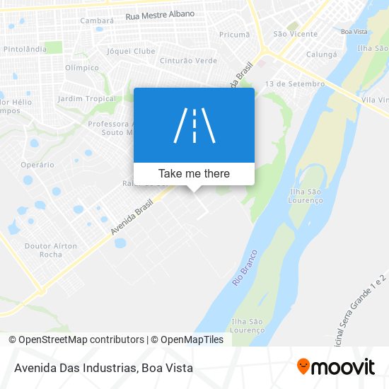 Avenida Das Industrias map