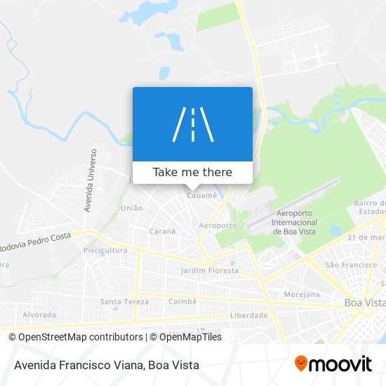 Mapa Avenida Francisco Viana