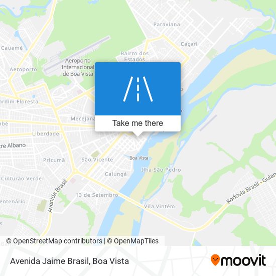 Mapa Avenida Jaime Brasil