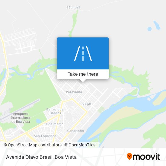 Mapa Avenida Olavo Brasil